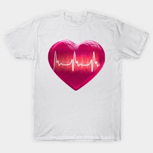 Heart shape red T-Shirt